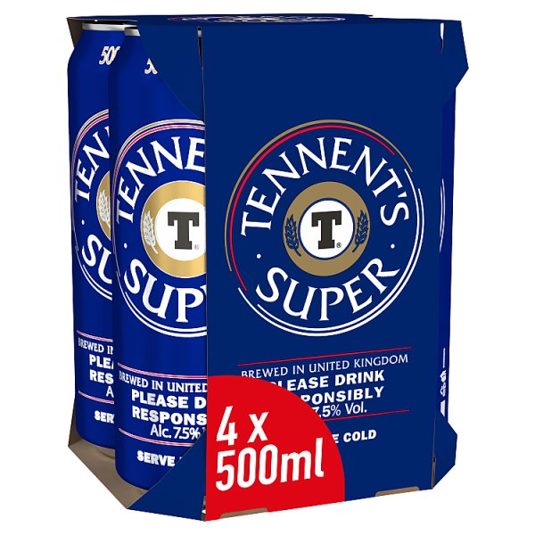 Tennents Super 4 Pack